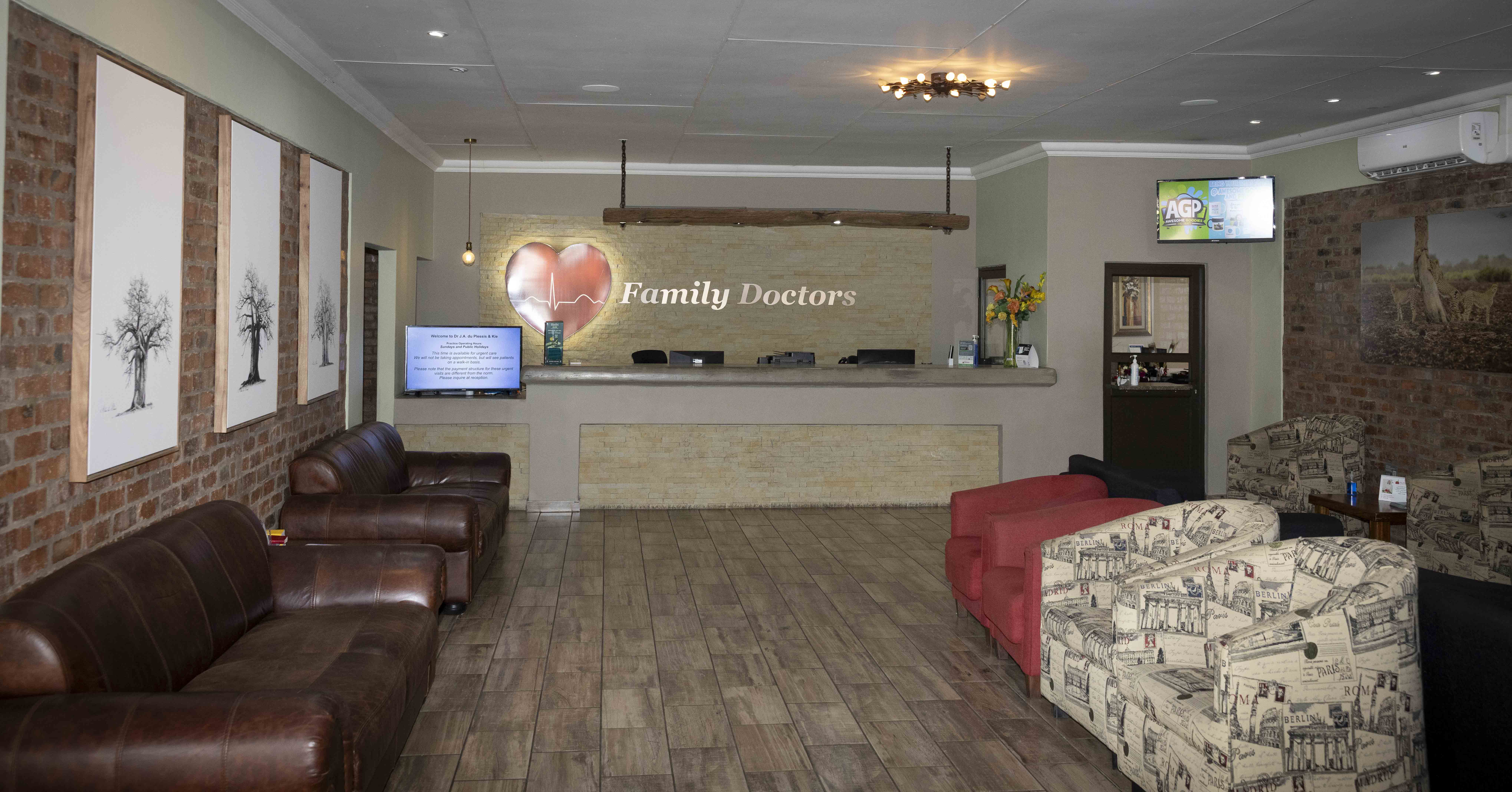 Our welcoming practice reception